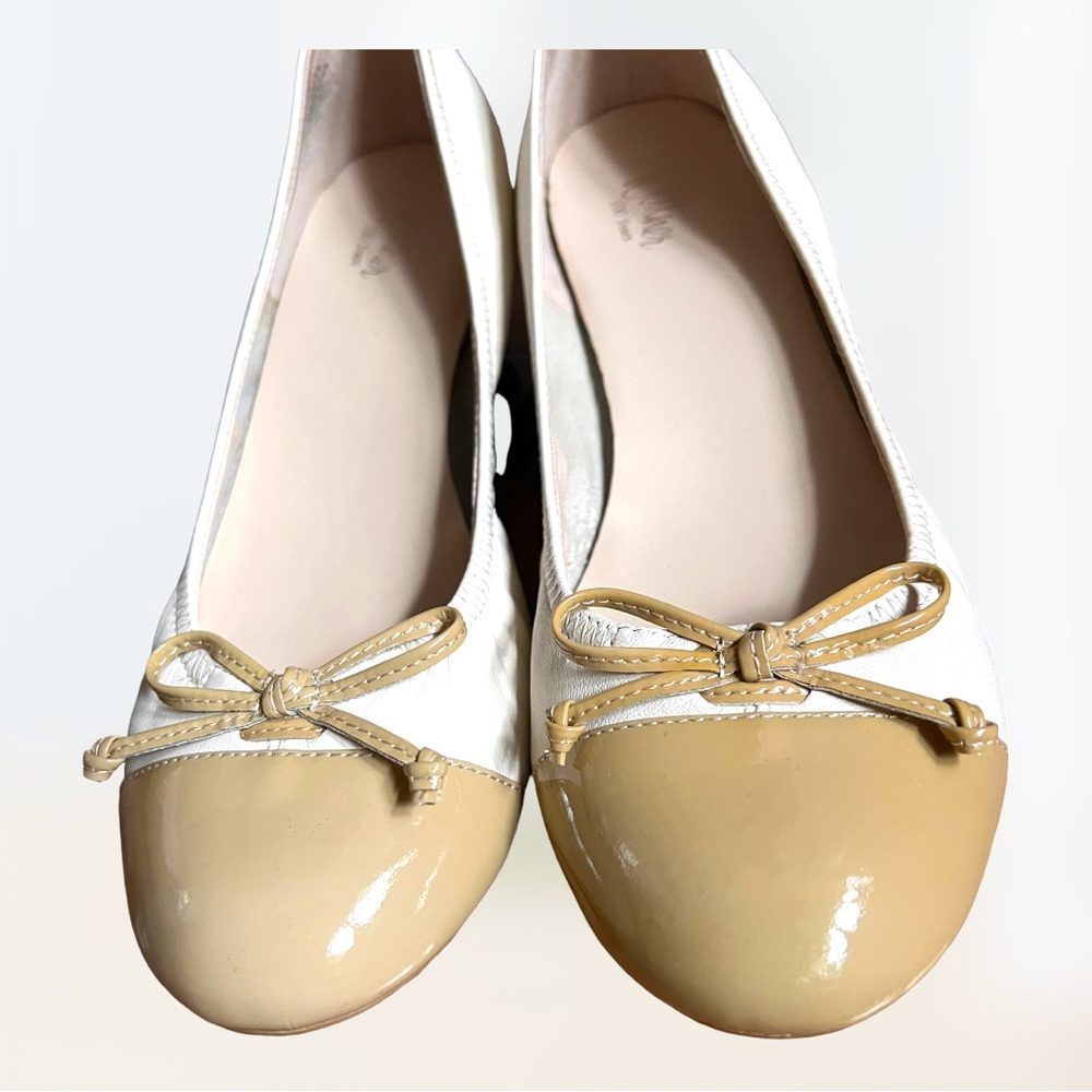 Wittner Leather Ashes Round Toe Slip On With  Bow ,Wedge Sole size 40 AU 9.5 - Picture 3 of 10